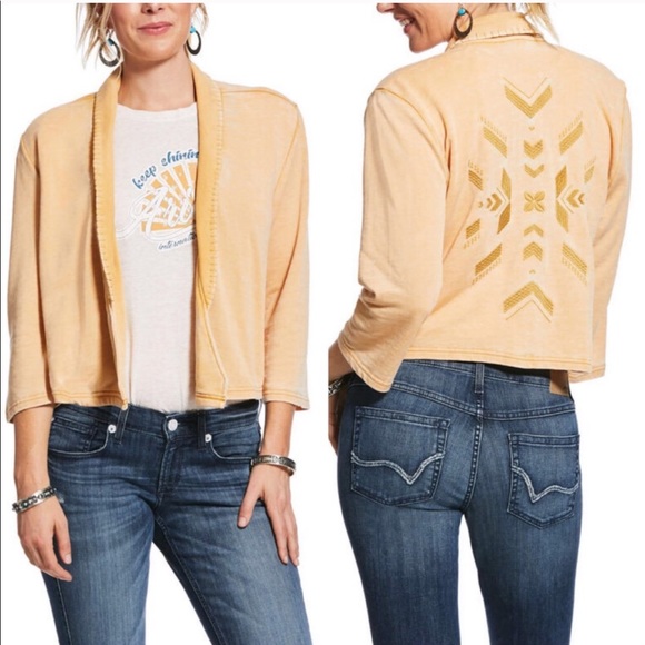 Ariat Sweaters - ARIAT NWT Blazing Sun Embroidered Cardigan Size L